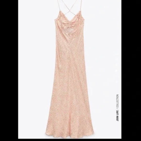 Zara Silk Effect Dress - Picture 1 of 4